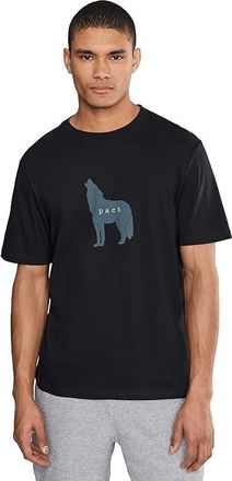 Prana Wolf Pack Journeyman Short Sleeve T-Shirts Mens T Shirt Black : 2XL, Cotton