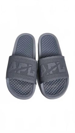 Athletic Propulsion Labs Mens Big Logo Techloom Slide In Cosmic Grey