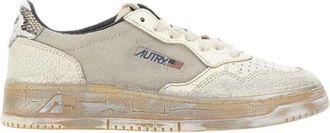 Autry Medalist Super Vintage - Dames - Sneakers - Grijs - 38 EU - Leer - Schoenen