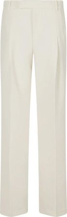 Federica Tosi Pantaloni Larghi in Cady - - Trousers - Donna - Bianco - L