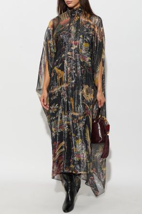 Etro Dress With Lurex Thread, Womens, Black