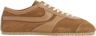 Dries Van Noten Calf Leather Sneakers - Dames - Sneakers - Bruin - 36 EU - Leer - Schoenen