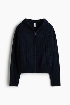 H&M Gerippter Cardigan - Blue