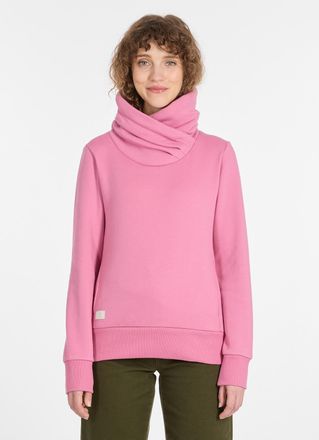 Ragwear Sweatshirt RAGWEAR ANABETH, Damen, Gr. XXL, rose, Sweatware, Obermaterial: 70% Baumwolle, 30% Polyester, unifarben, figurumspielend h&uuml;ftlang, Rundhals