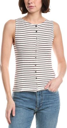 Rag & Bone The Knit Stripe Boat Neck Tank