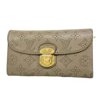 Louis Vuitton Taupe Long Wallet (Tri-Fold) (Pre-Owned)