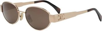 Celine Triomf 01 Zonnebril - Dames - Zonnebrillen - Roze - 54 MM - Accessoires