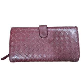 Bottega Veneta Pre-owned Wallets, male, Red, Size: ONE SIZE Pre-owned Intrecciato Long Wallet