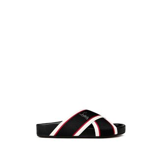 Christian Louboutin Sliders, male, Black, Size: 12 US Scarpa