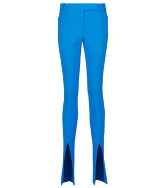 The Attico Freja high-rise techno crepe pants