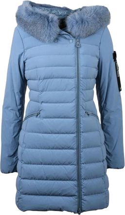 Peuterey Seriola Down Coat - - Coats - Donna - Blu - M