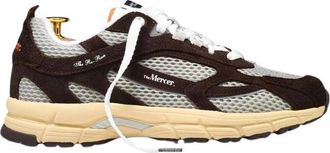 Mercer Amsterdam Re-Run Americana - Heren - Sneakers - Bruin - 43 EU - Wol - Schoenen