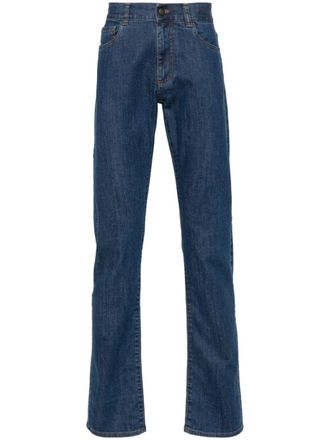 Canali slim-cut jeans - Blue