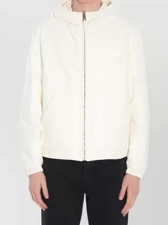 Dolce & Gabbana leather reversible hooded jacket