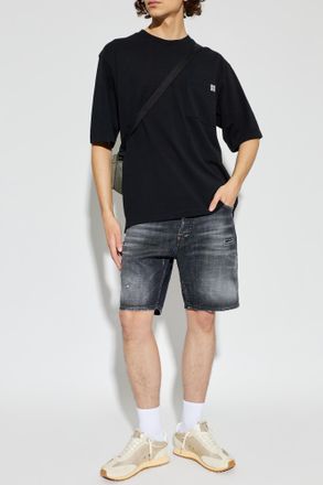 Dsquared2 Marine Denim Shorts, Mens, Black