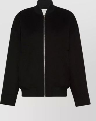 Sportmax wool regular-fit bomber jacket
