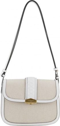 Pourchet Steppe Crossbody Bag - Dames - Schoudertassen - Wit - ONE Size - Leer - Tassen