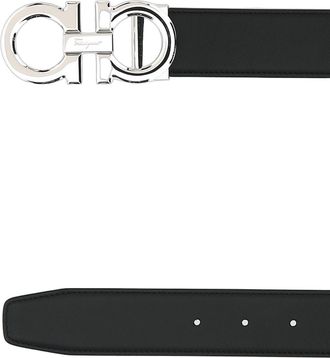 Ferragamo Nerohickory Leather Cinture Belt