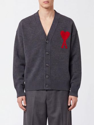 Ami Sweater Men color Grey