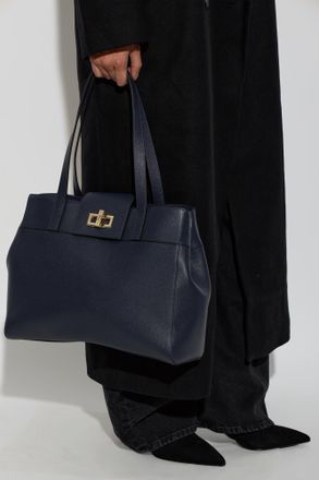 Furla Amelia Large Bag, Womens, Navy Blue