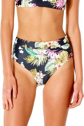Rip Curl On The Coast Mirage Bikini Bottom In Black