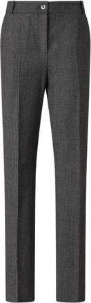 Pinko Broek - Dames - Slim Fit Broeken - Grijs - XS - Nylon - Broeken
