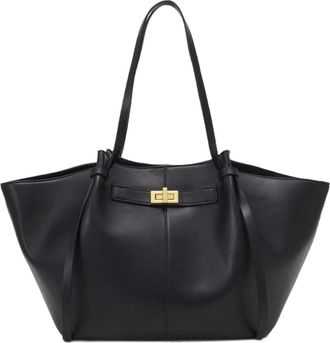 Generic Womens Medium Tote Shopper, Womens Tote Bag,Large Shoulder Handbag with Removable Loop Purse for College, School, Work, Travel & Shopping (Black)