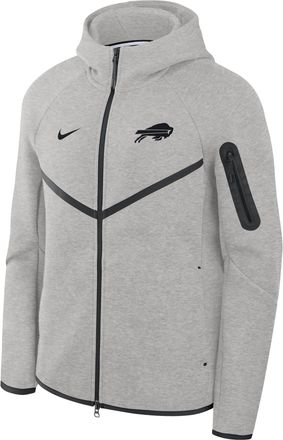 Nike Buffalo Bills Top Billing Tech Fleece Windrunner Nike Mens NFL Full-Zip Hooded Jacket in Grey | 05L4086N81-R3D