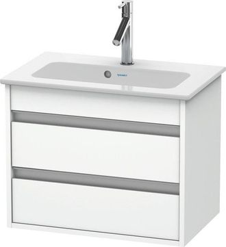 Duravit Duravit - Mueble De Pared Compact 6452, 2 Cajones, Con Sif&oacute;n Y Delantal