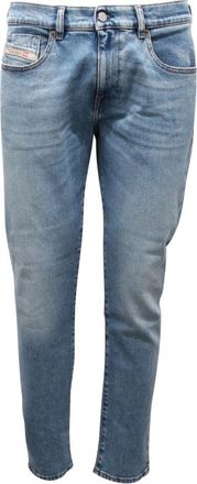 Diesel Slim D-Strukt Denim Broek - Heren - Slim Fit Jeans - Blauw - W32 - Denim - Jeans