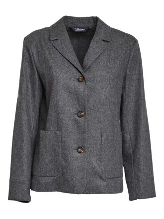 Max Mara Dora buttoned blazer - Grey