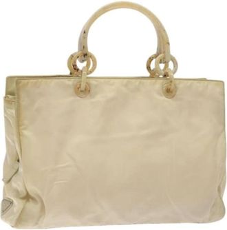 Prada Pre-owned Nylon handbags - Dames - Vintage Shopper - Beige - ONE Size - Nylon - Vintage
