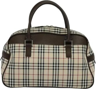 Burberry Pre-owned borse a mano di tela - - Pre-owned - Donna - Beige - ONE SIZE