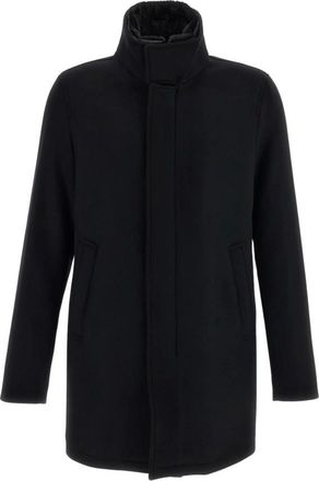 Herno Cappotto in Ecowool e Eco-pelliccia - - Coats - Uomo - Nero - M