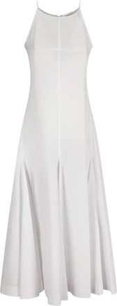 Sportmax Abito svasato con scollo allamericana - Bianco