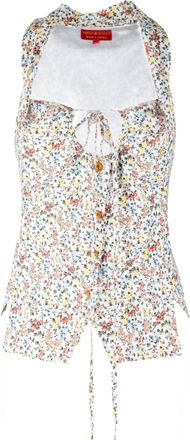 Vivienne Westwood Red Label Floral Printed Top - 00s