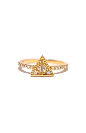 Girls Crew x Harry Potter Deathly Hallows Ring in Gold at Nordstrom, Size 8