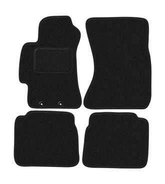 OEM Alfombrillas De Terciopelo Para Subaru Outback Iii Station Wagon, Sedan (2003-2009) Antracita