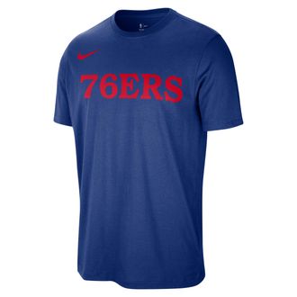 Nike Philadelphia 76ers Essentials Nike Mens NBA T-Shirt in Blue | HQ9062-495
