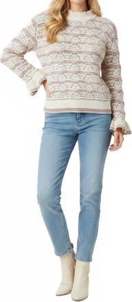 Cleobella Deedee Mock-Neck Sweater In Cozy Cream