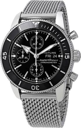 Breitling Superocean Heritage II Chronograph Automatic Black Dial Mens Watch A13313121B1A1