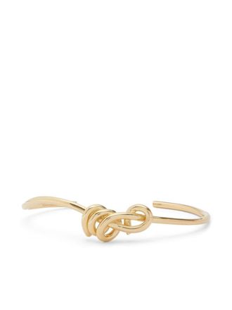 Completedworks 18kt yellow gold knot bracelet - women - Brass/18kt Yellow Gold - One Size