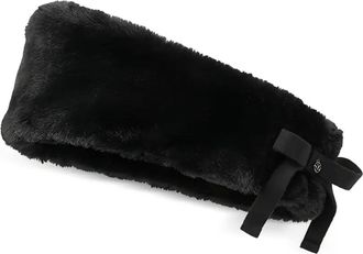 Maison Michel Zaza hoed met strik - Zwart