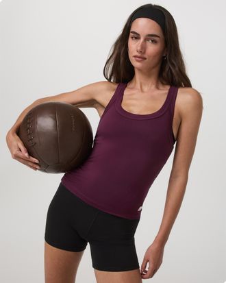 Vuori Clothing Energy Racerback Tank Top | Cerise | XS, Size Extra Small