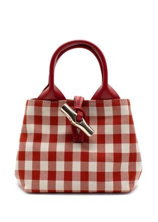 Longchamp Le Roseau XS Handbag Bark Canvas