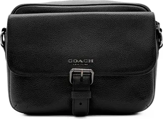 Coach Black Leather Shoulder Bag (Pre-Owned)