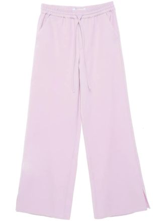 Won Hundred wide-leg track pants - women - Polyester/Spandex/Elastane/Viscose - 36 - Pink