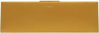 Saint Laurent Tassen, Dames, Geel, ONE Size, Satijn, Midnight Clutch