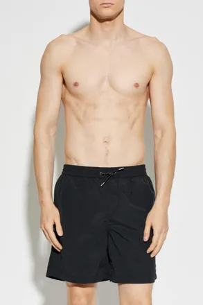 AllSaints Swim Shorts Mikro, Mens, Black
