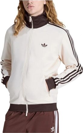 adidas Beckenbauer Track Top - Heren - Sportshirts - Wit - XL - Katoen - Fitness